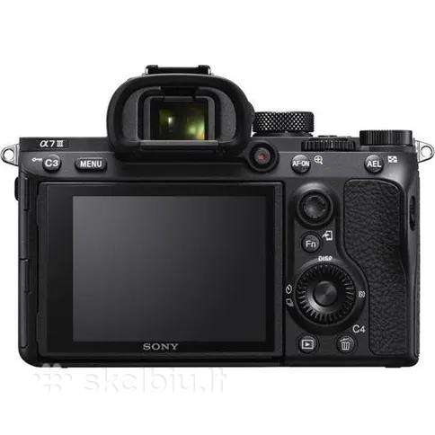 Sony A7 III, gedimas