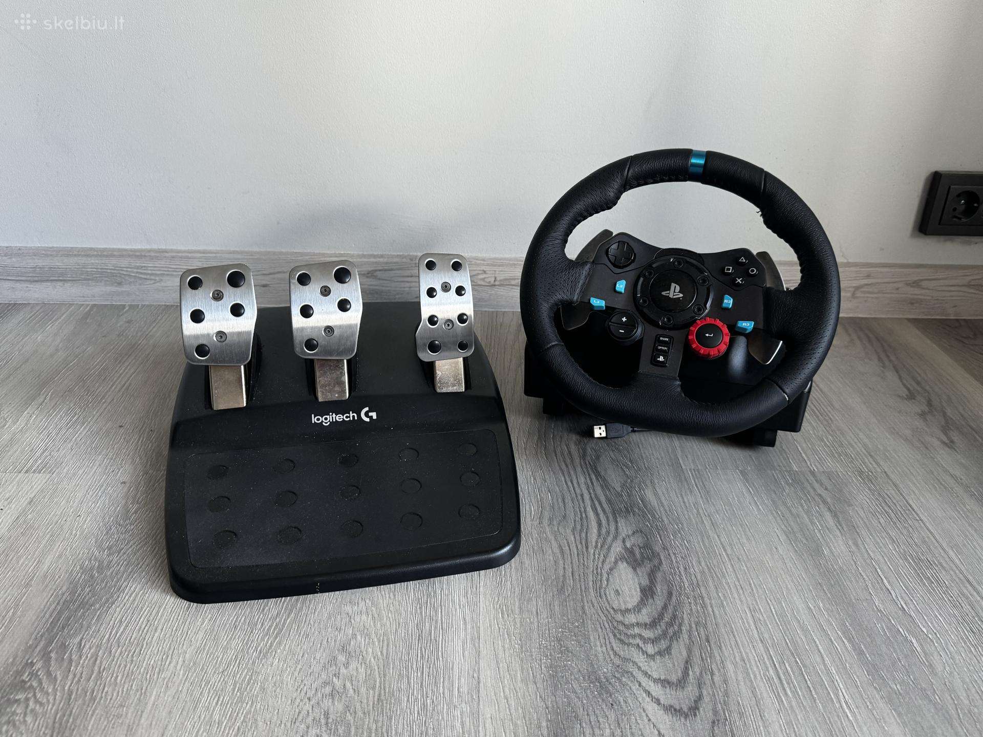 G29 vairas su pedalais