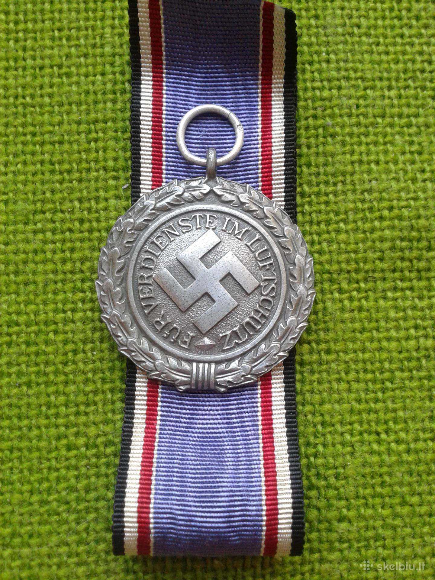 3 Reicho Oro gynybos tarnybos Liuftschutz medalis