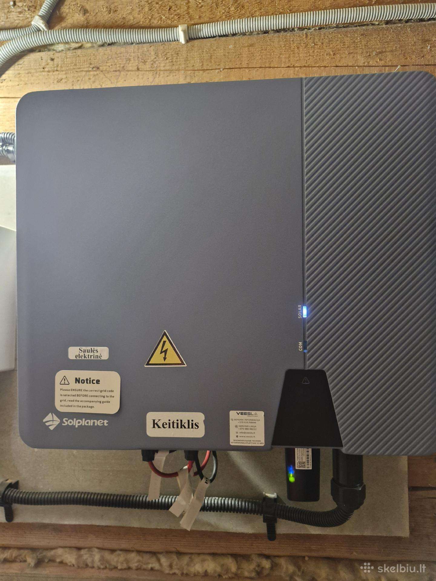 Parduodamas saulės elektrinės invertetis Solplanet
