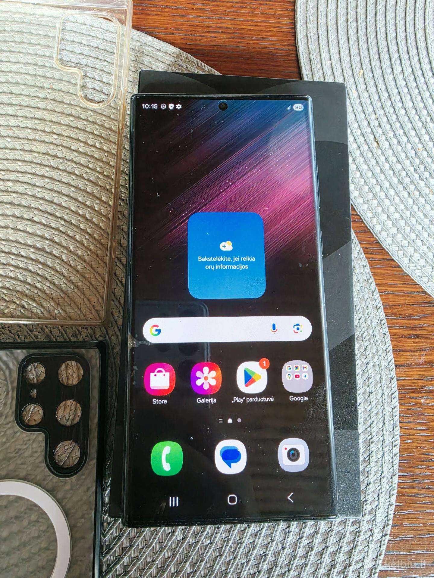Parduodu samsung s22 ultra 12gbram/256gb