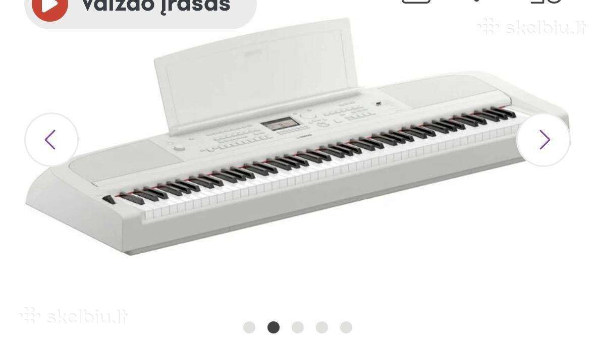 Labai graži Yamaha Dgx 670skaitmeninis white