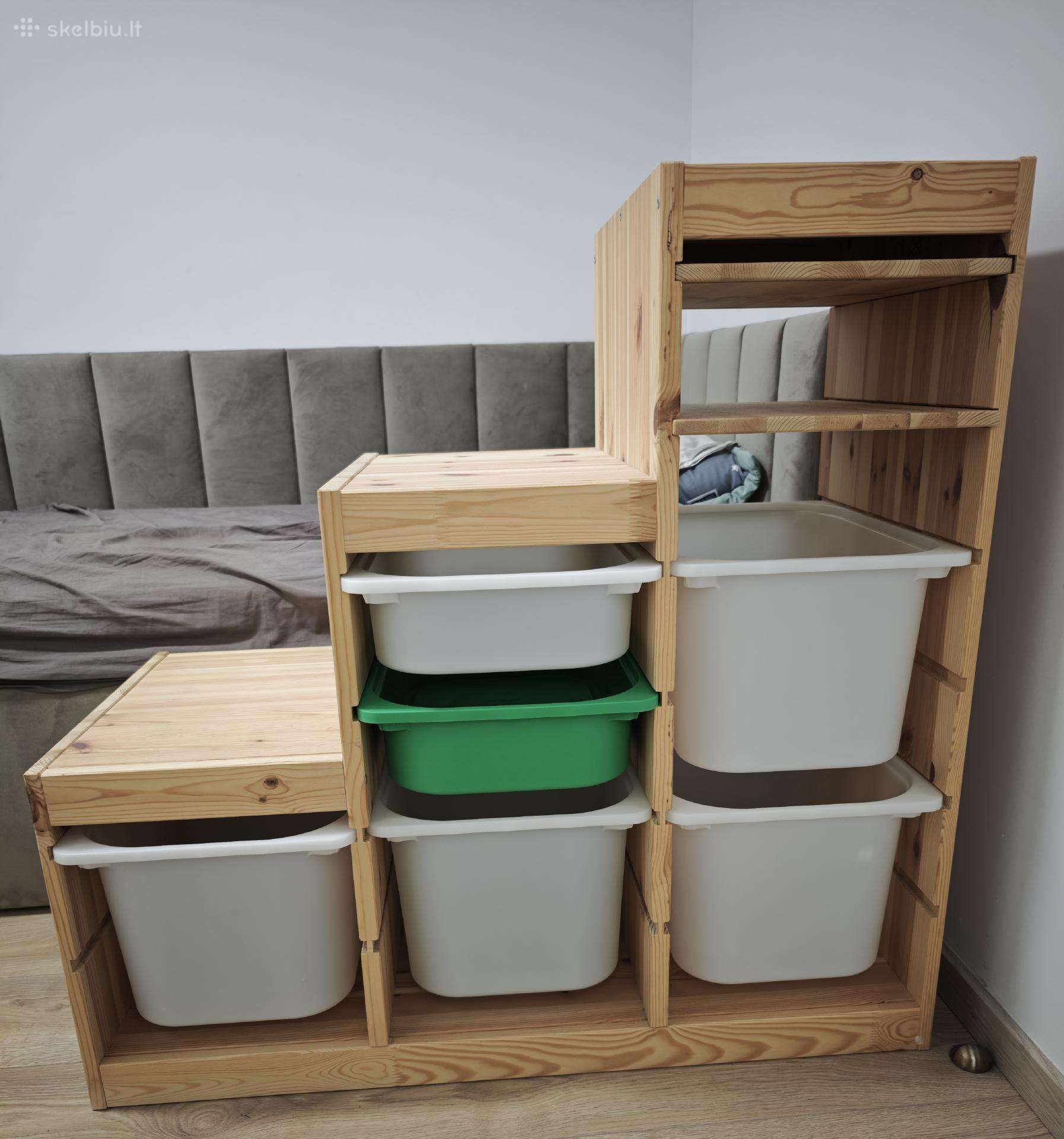 Idealios būklės Ikea žaislų laikymo sistema