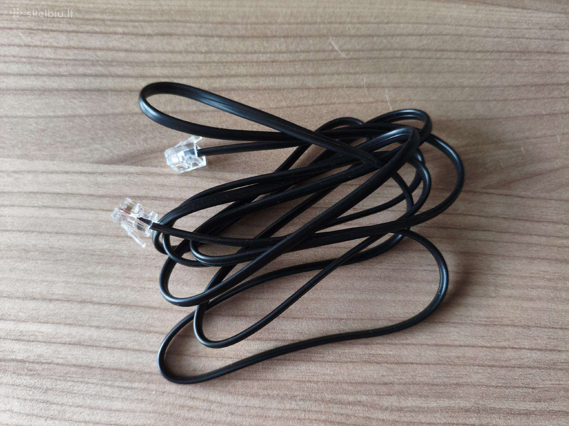 Laidas su Rj11 jungtimis