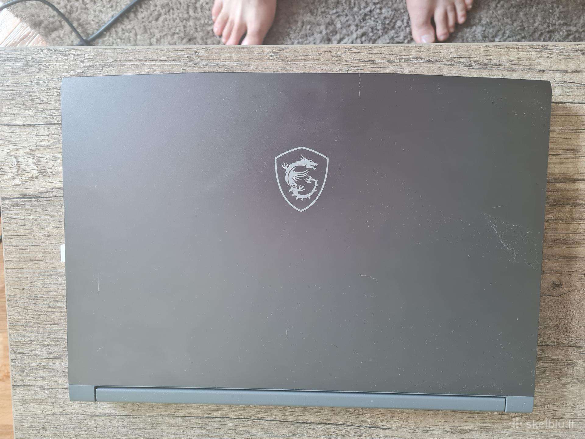 Parduodu žaidimų nešiojamą kompiuterį Msi Thin 15