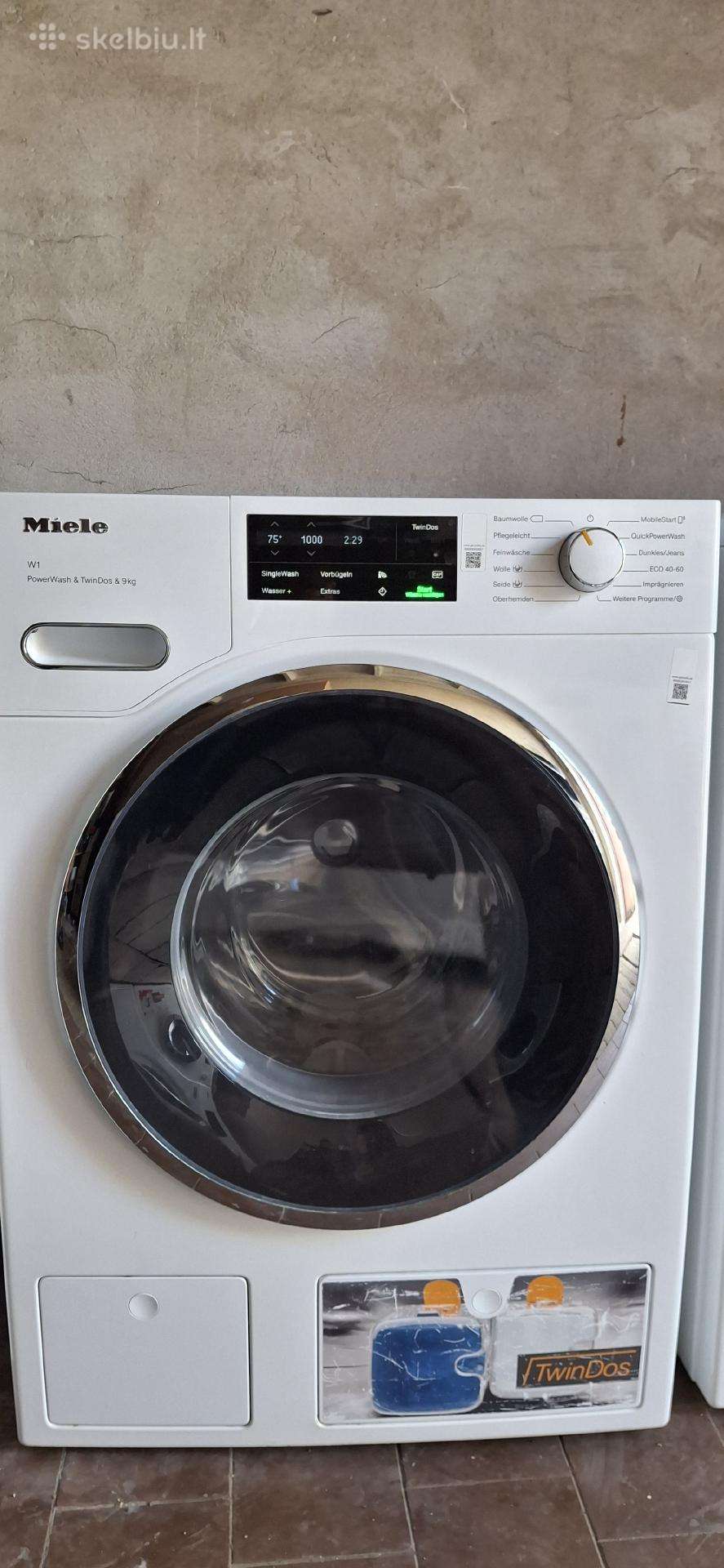 Skalbimo mašina "Miele" Wwi860 Wps 9kg. A+++