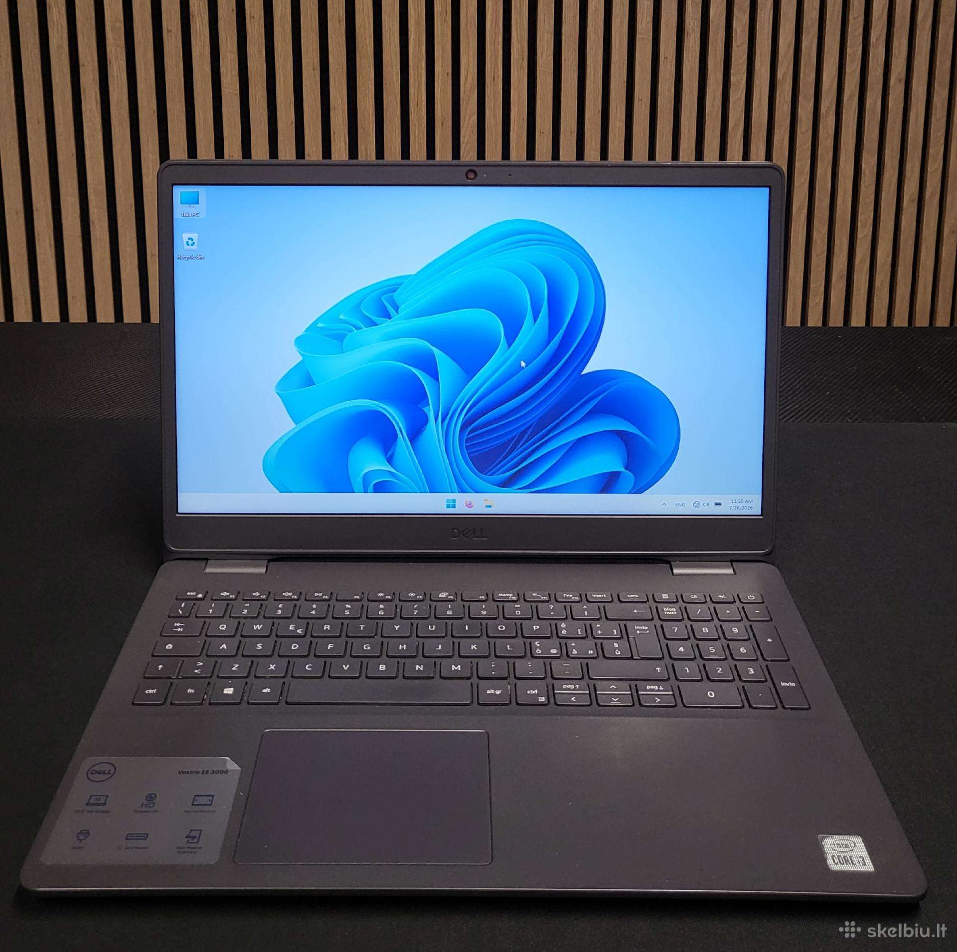 Dell 15,6 / i3 1005g1 / 8 GB Ddr4 / 256 Nvme