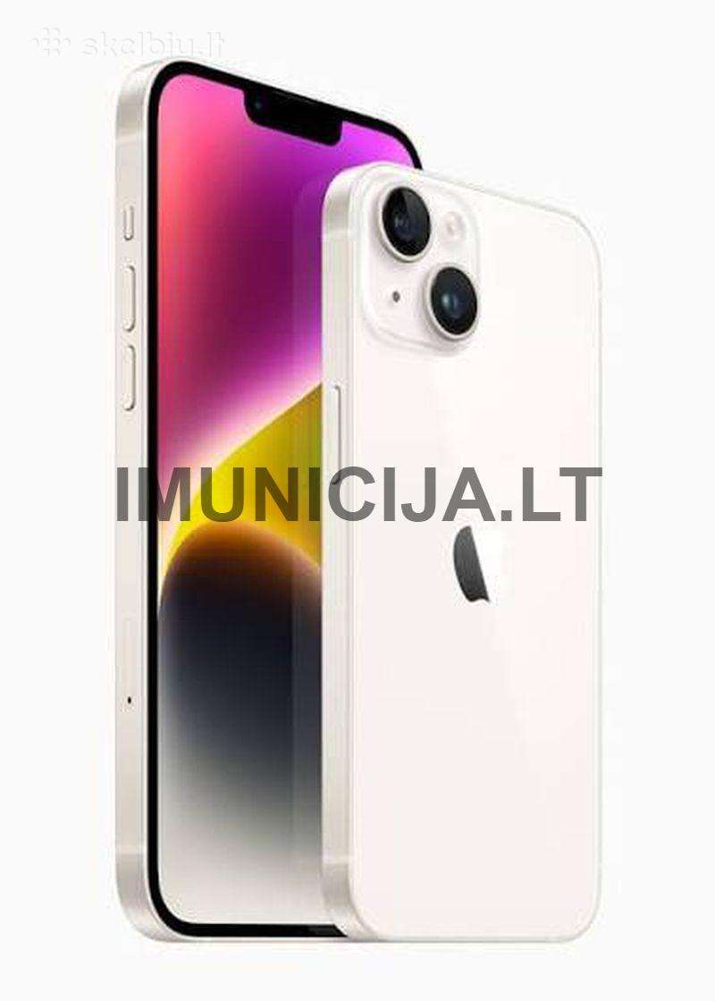 iPhone 14 128gb + 3 mėn. garantija