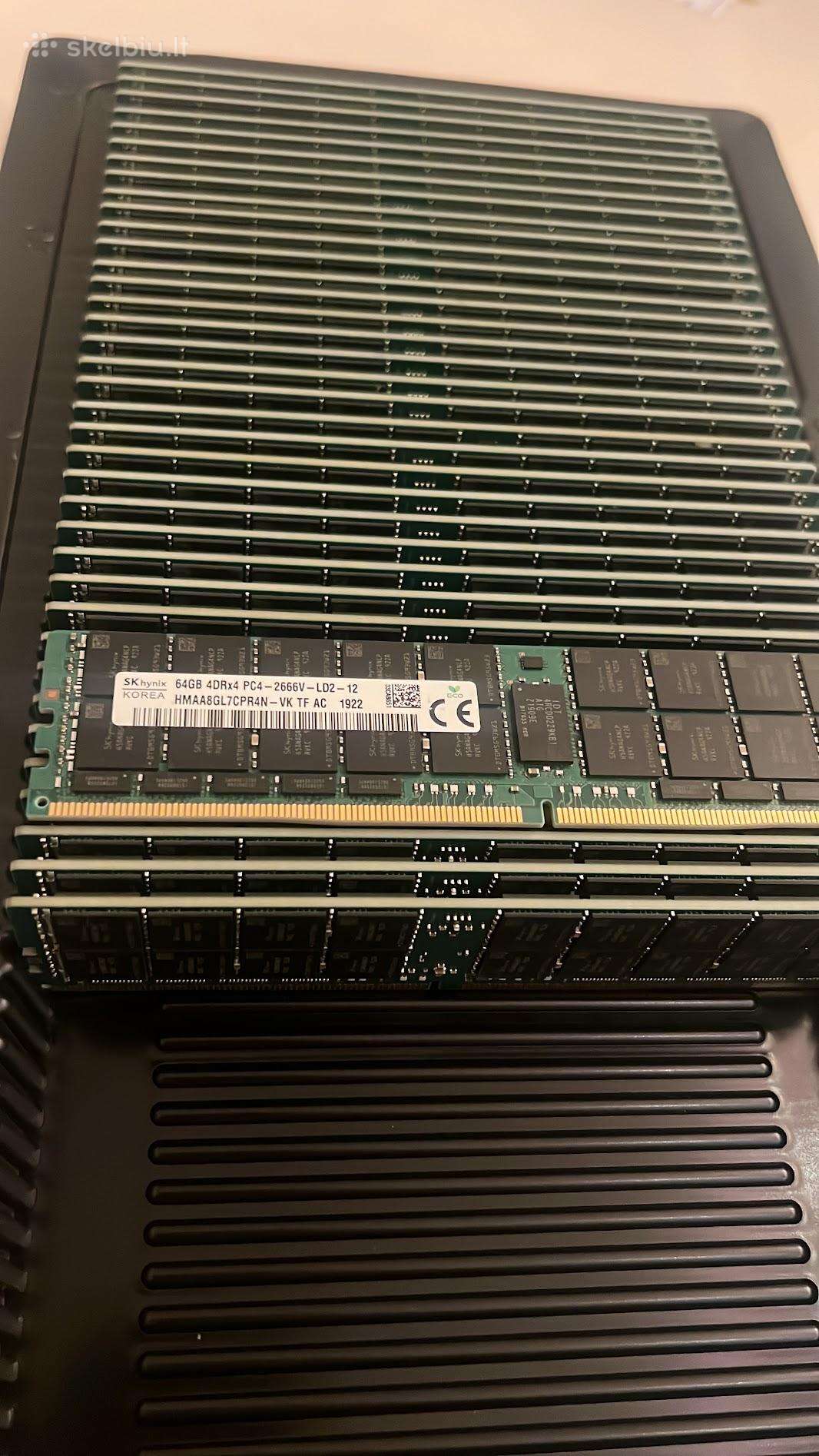 64gb Ddr4-2666 Ecc Lrdimm Sk Hynix, 26 vnt.