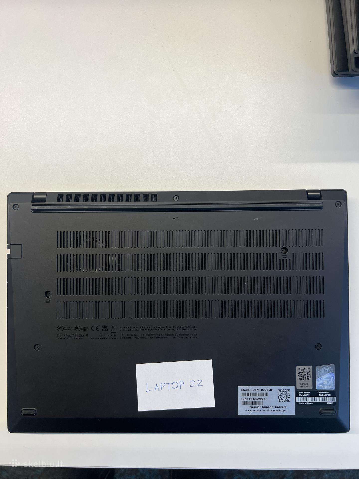 Parduodami nešiojamieji kompiuteriai Lenovo gen 5