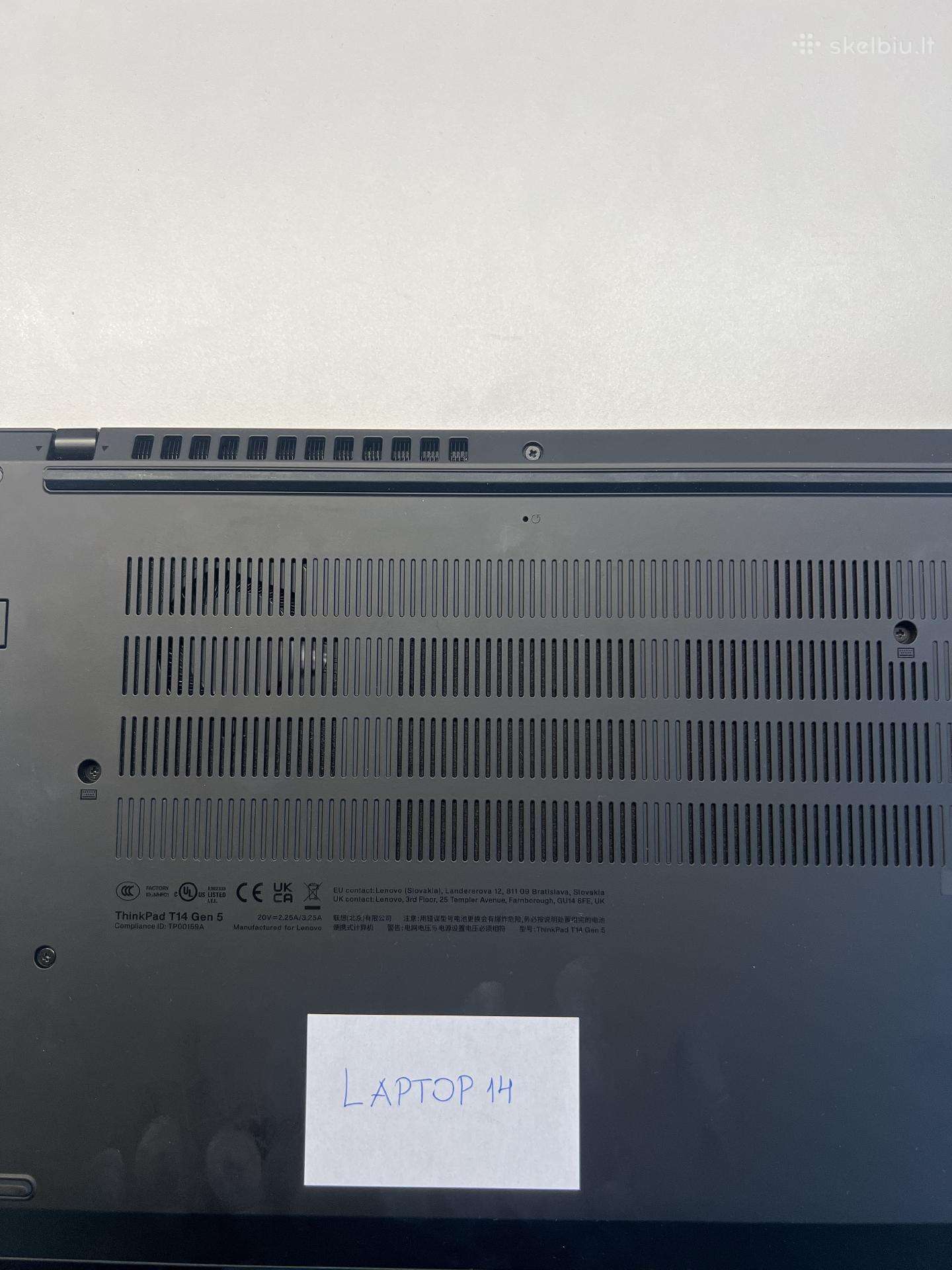 Parduodami nešiojamieji kompiuteriai Lenovo Ultra5