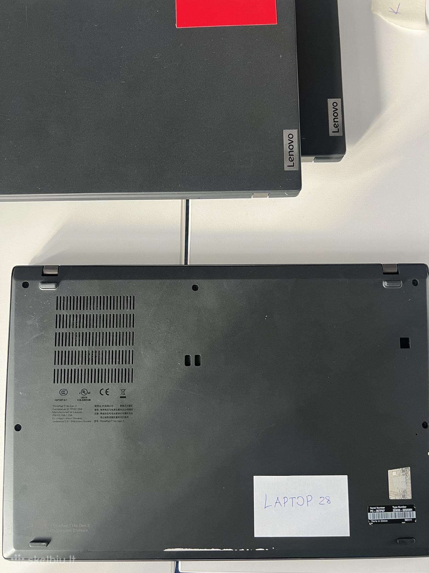Parduodami nešiojamieji kompiuteriai Thinkpad gen2