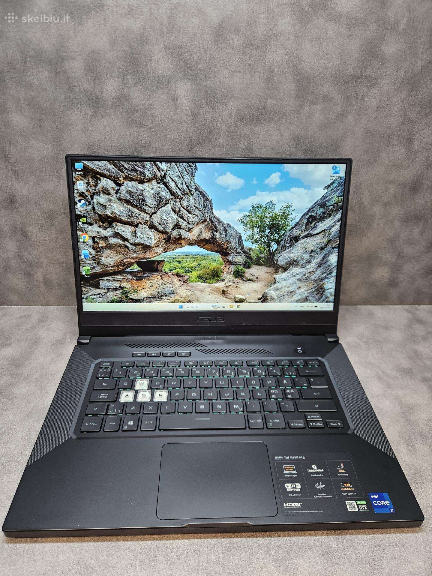 Asus Tuf/15.6"/ i7-11370h/32r/1tb SSD/rtx 3060 6g