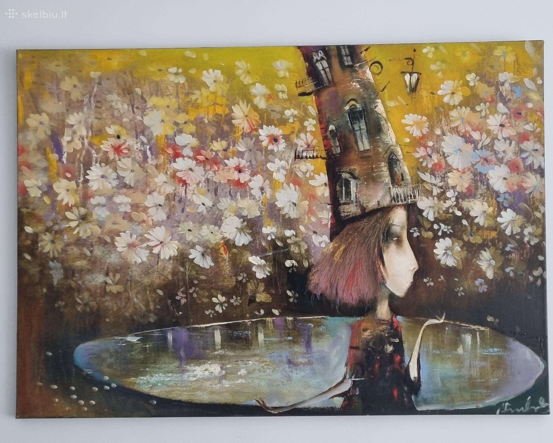 A. Venslausko paveikslas "Namas prie ežero"