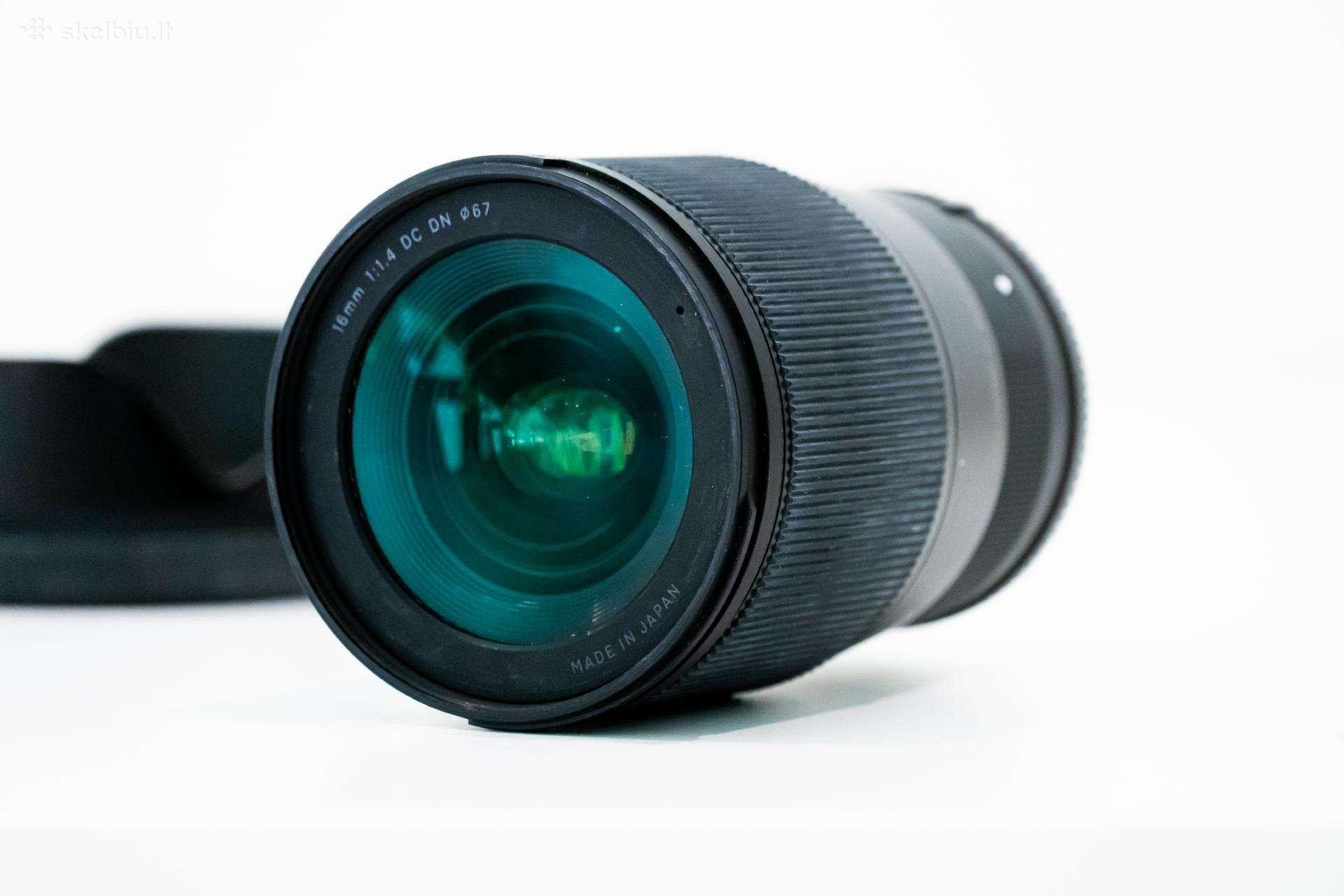 Sigma 16mm 1.4 e-mount