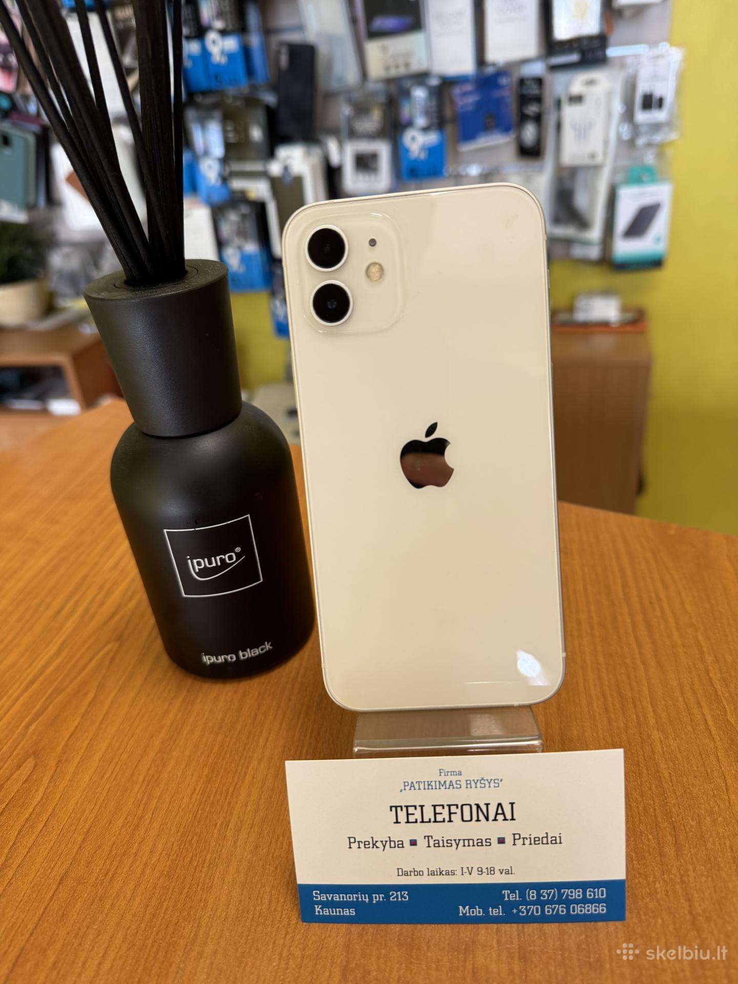 iPhone 12 White 128gb Su Garantija