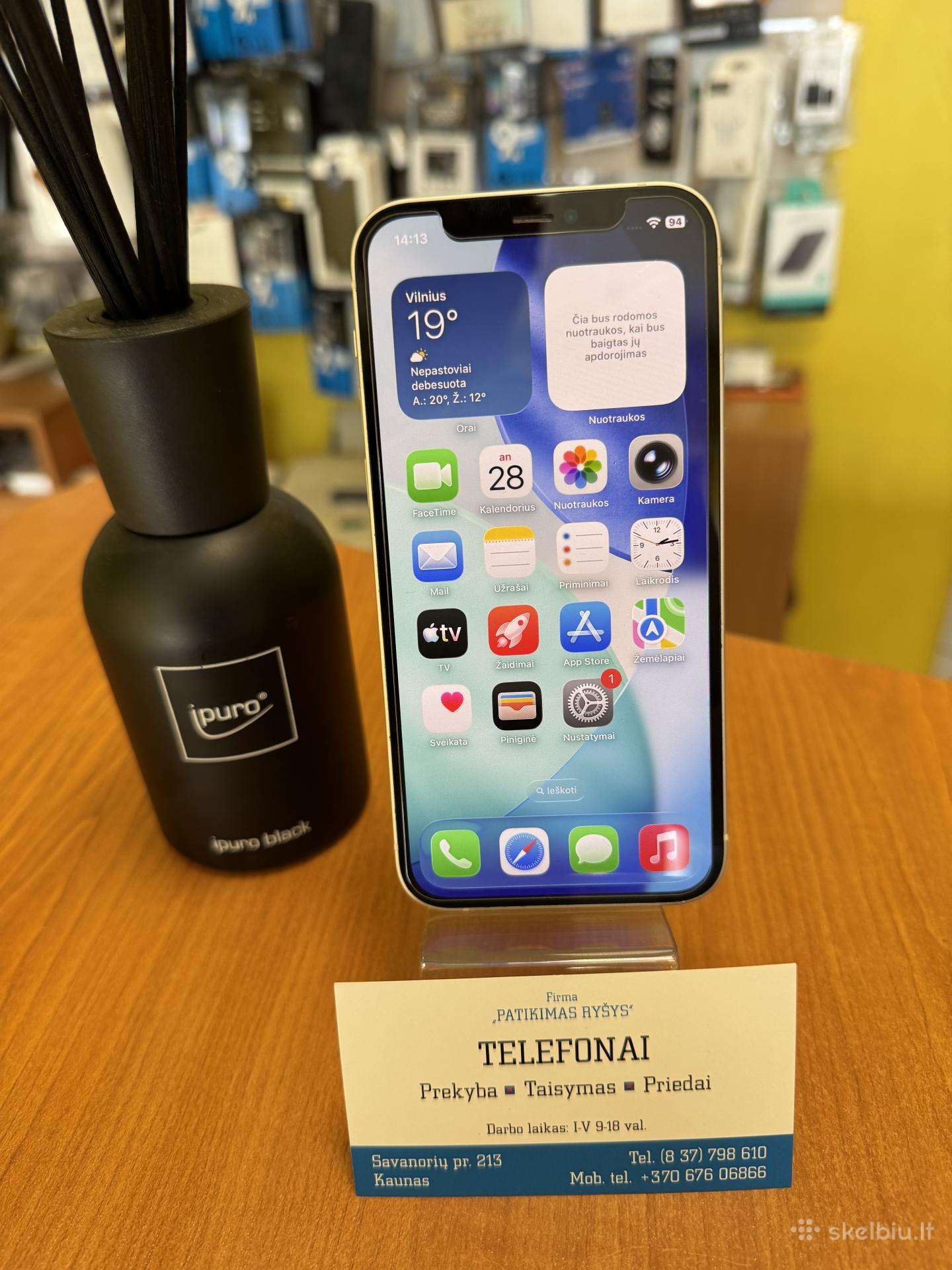iPhone 12 Violet 128gb Su Garantija