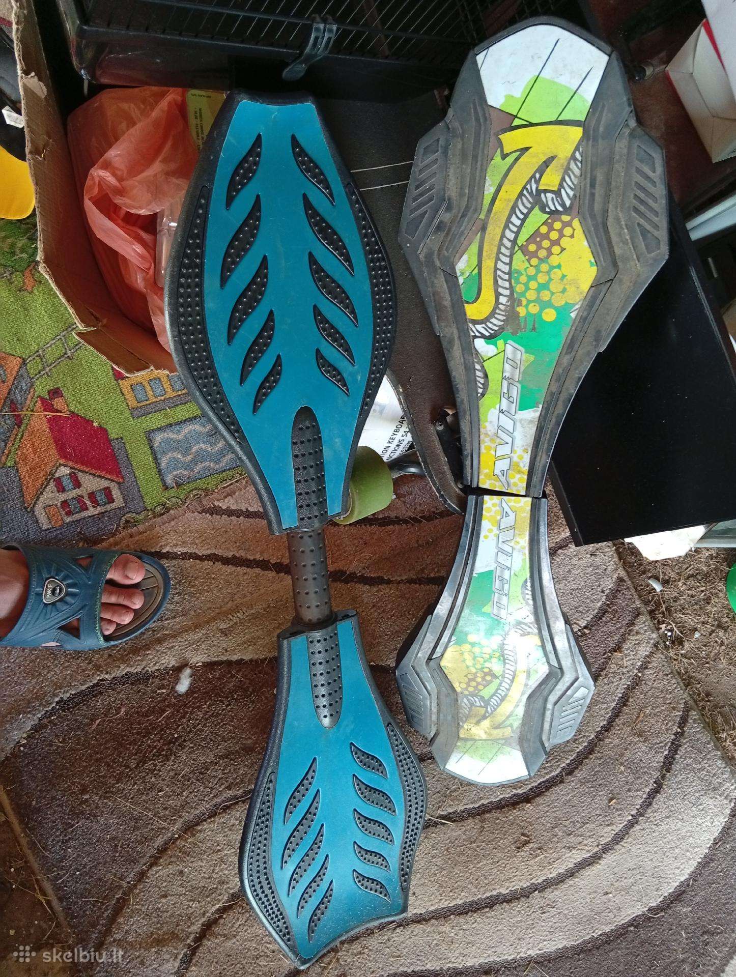 „waveboard“ tipo dviašės riedlentės