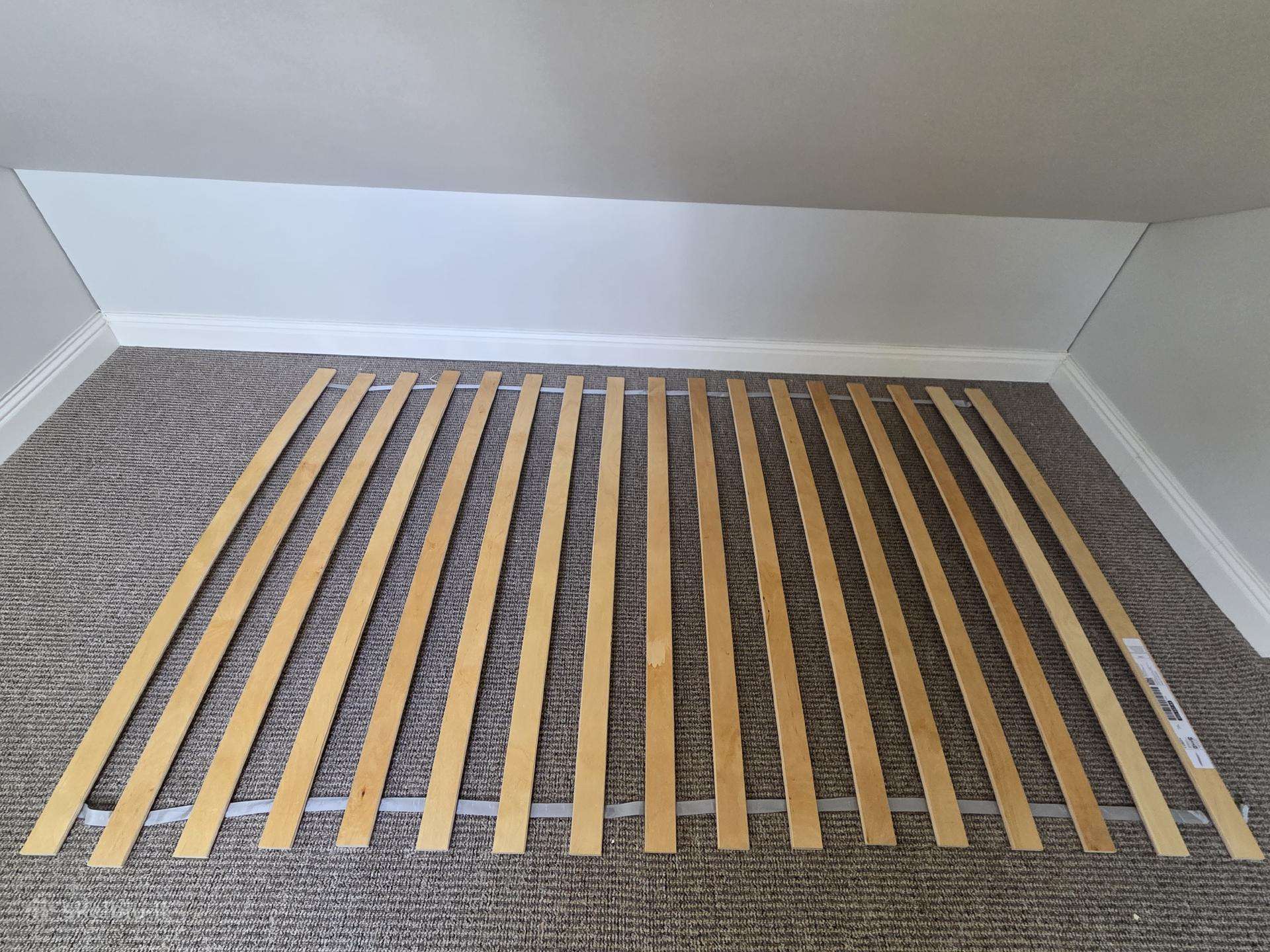 Lovos grotelės Luroy Ikea 120x200