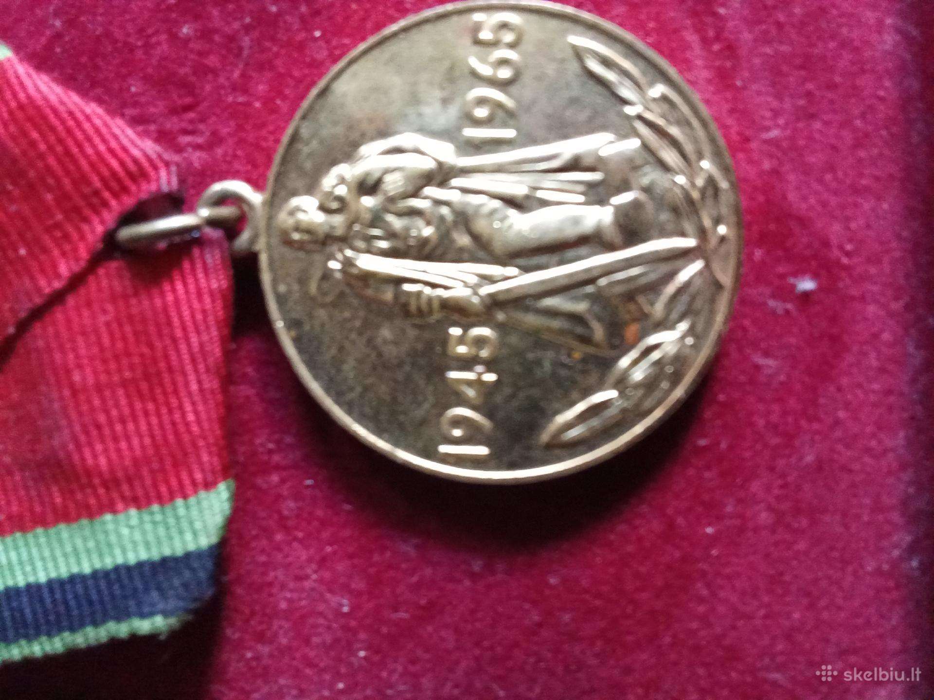TSRS/ltsr medalis 1945–1965, kolekcinis daiktas.