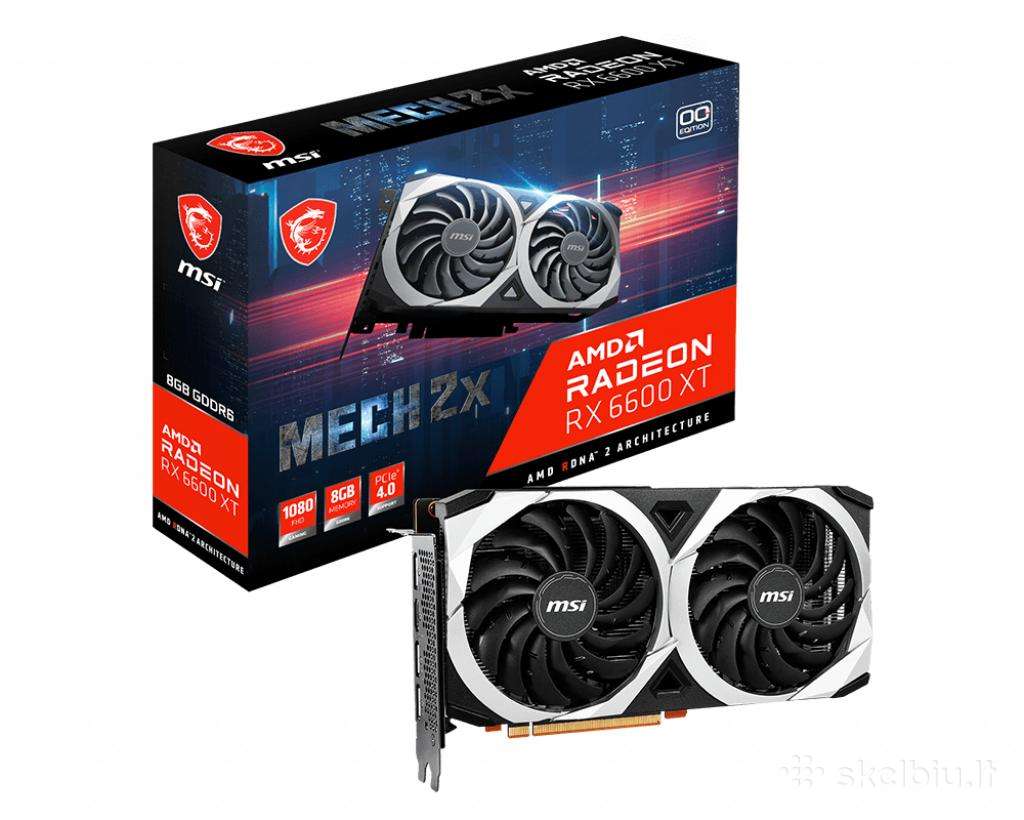 Radeon Rx 6600 XT Mech 2x 8g Oc