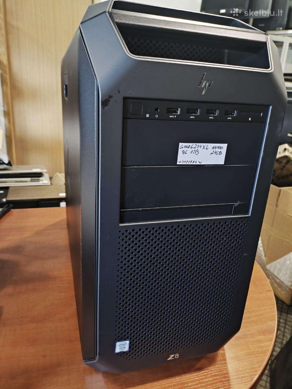 Workstation x2 Gold Cpu 96gb RAM A5000 24gb Gpu