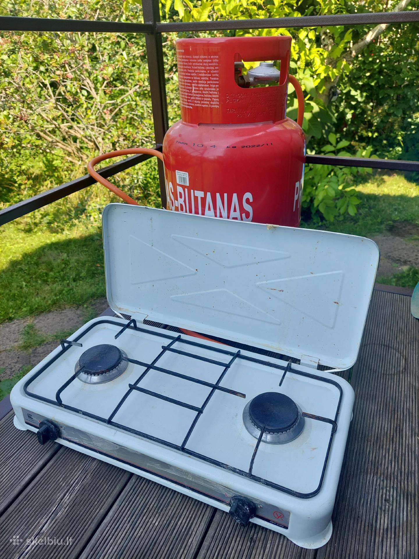 11 kg dujų balionas su virykle