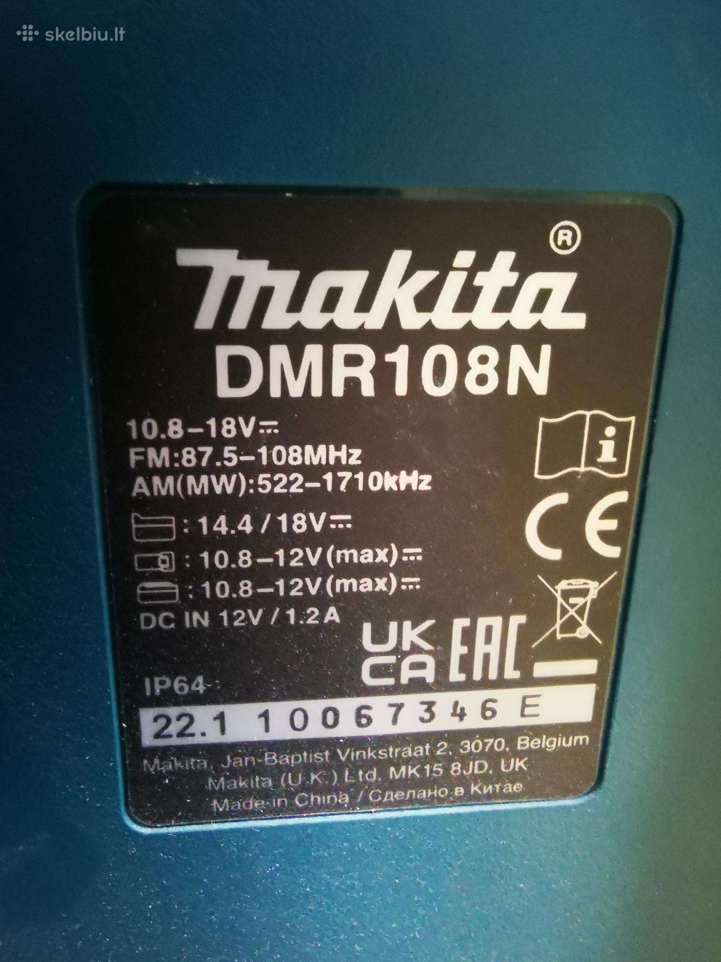 Makita radijas mažai naudota