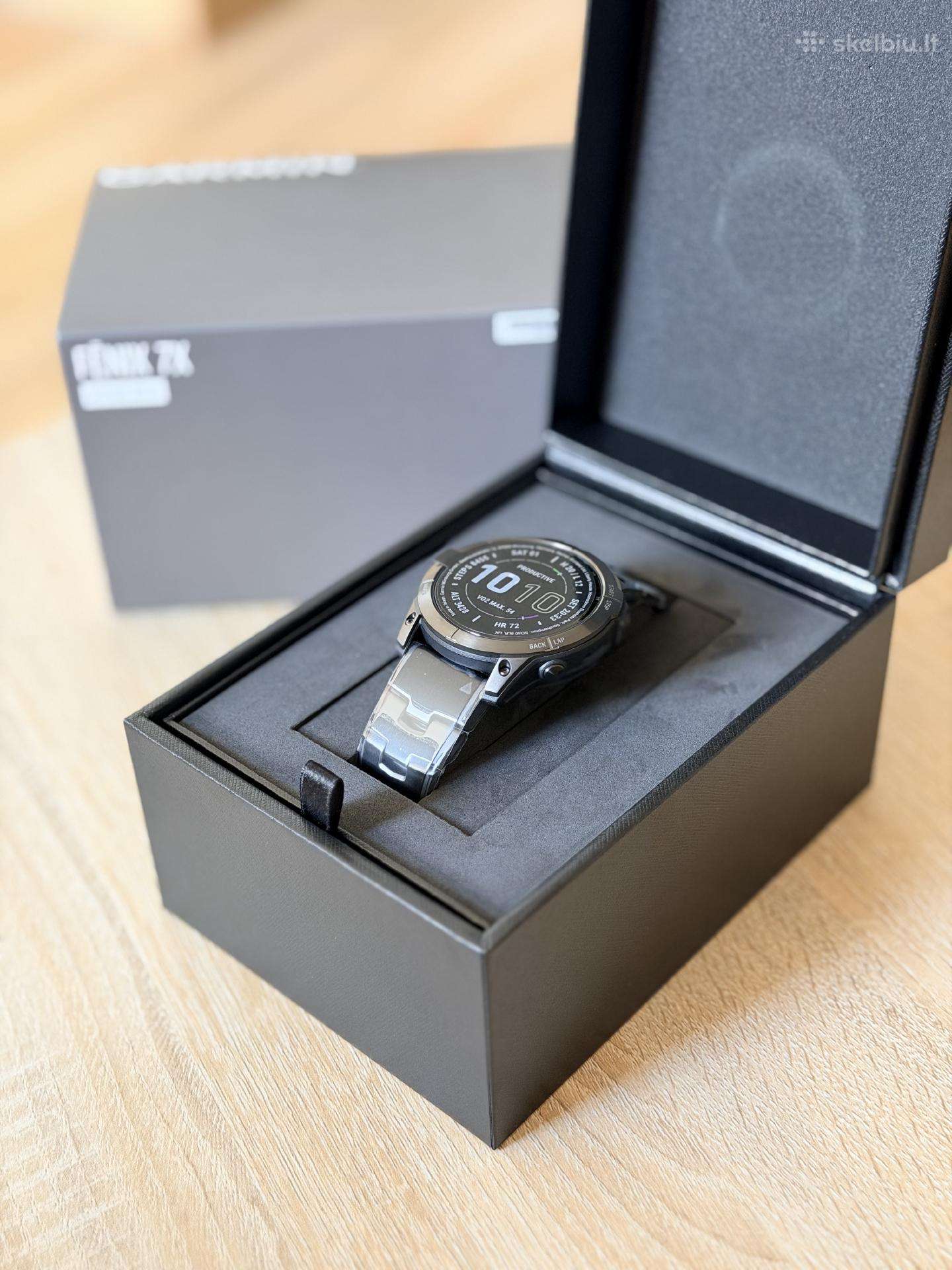 Garmin Fenix 7x Sapphire Solar Titanium (Naujas!)