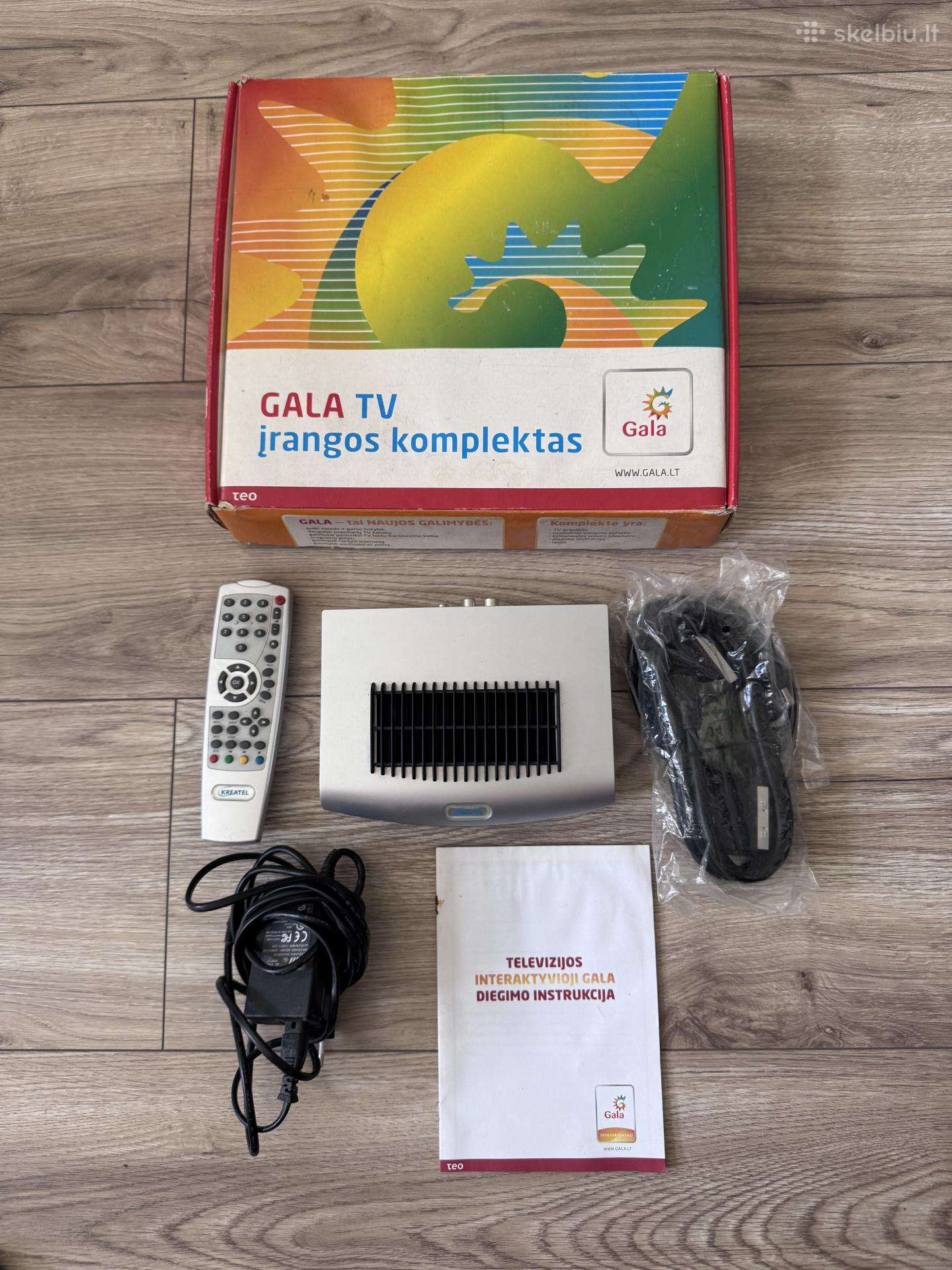 Motorola Vip1920tdb Iptv priedėlis Gala TV / Teo