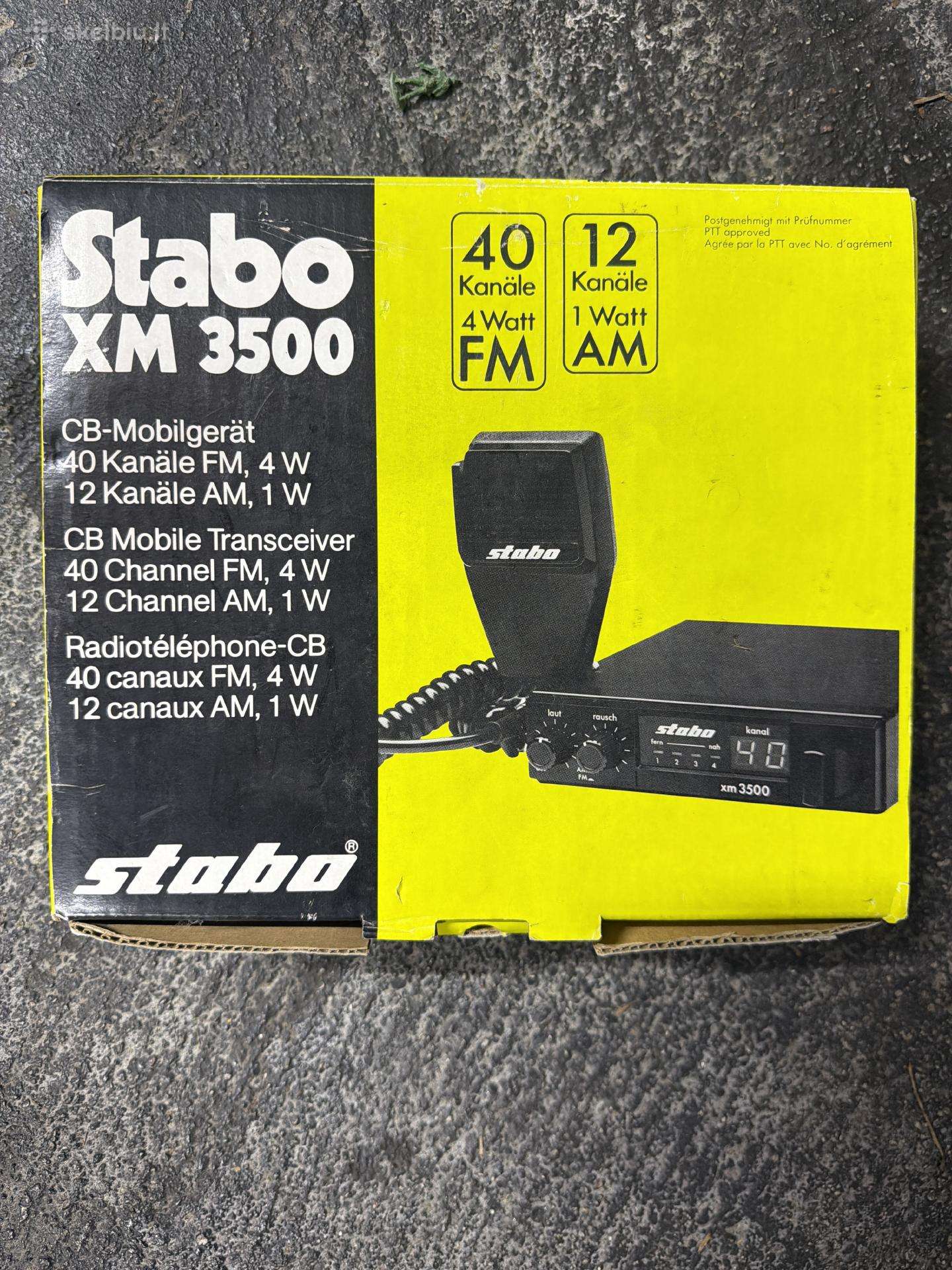 SB bangų stotelė Stabo Xm3500