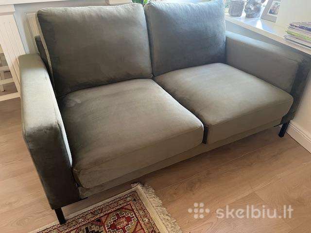 Visiškai nauja dvivietė velvetinė sofa Venus