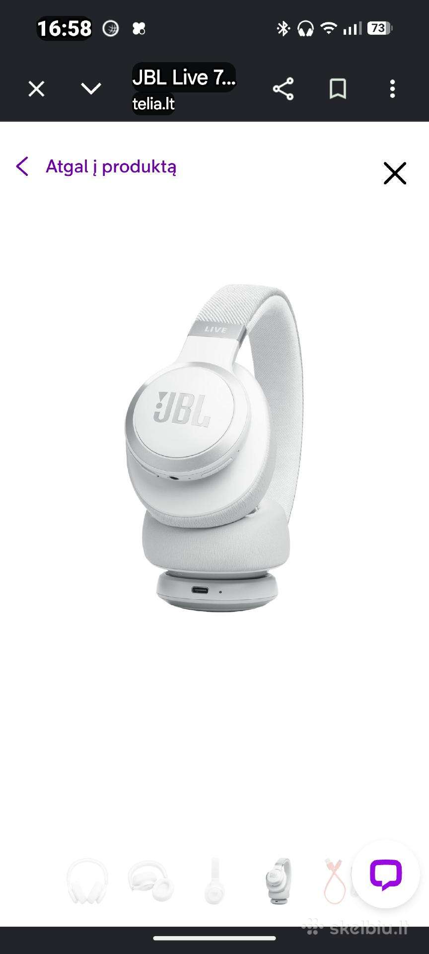 Naujos Jbl Live 770 Nc