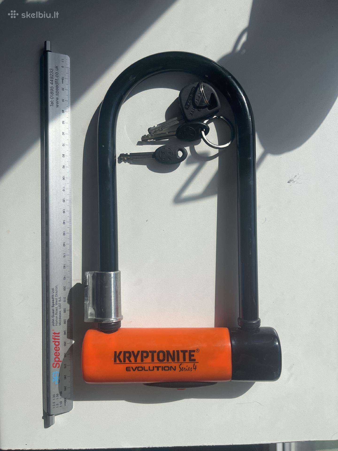 Kryptonite dviračio spyna U Lock 29cm x 14cm