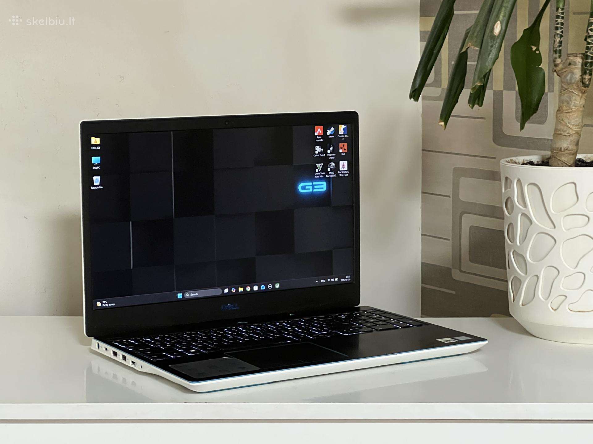 Parduodamas Dell G3 su Gtx 1650, I7-9k, 1.25tb.