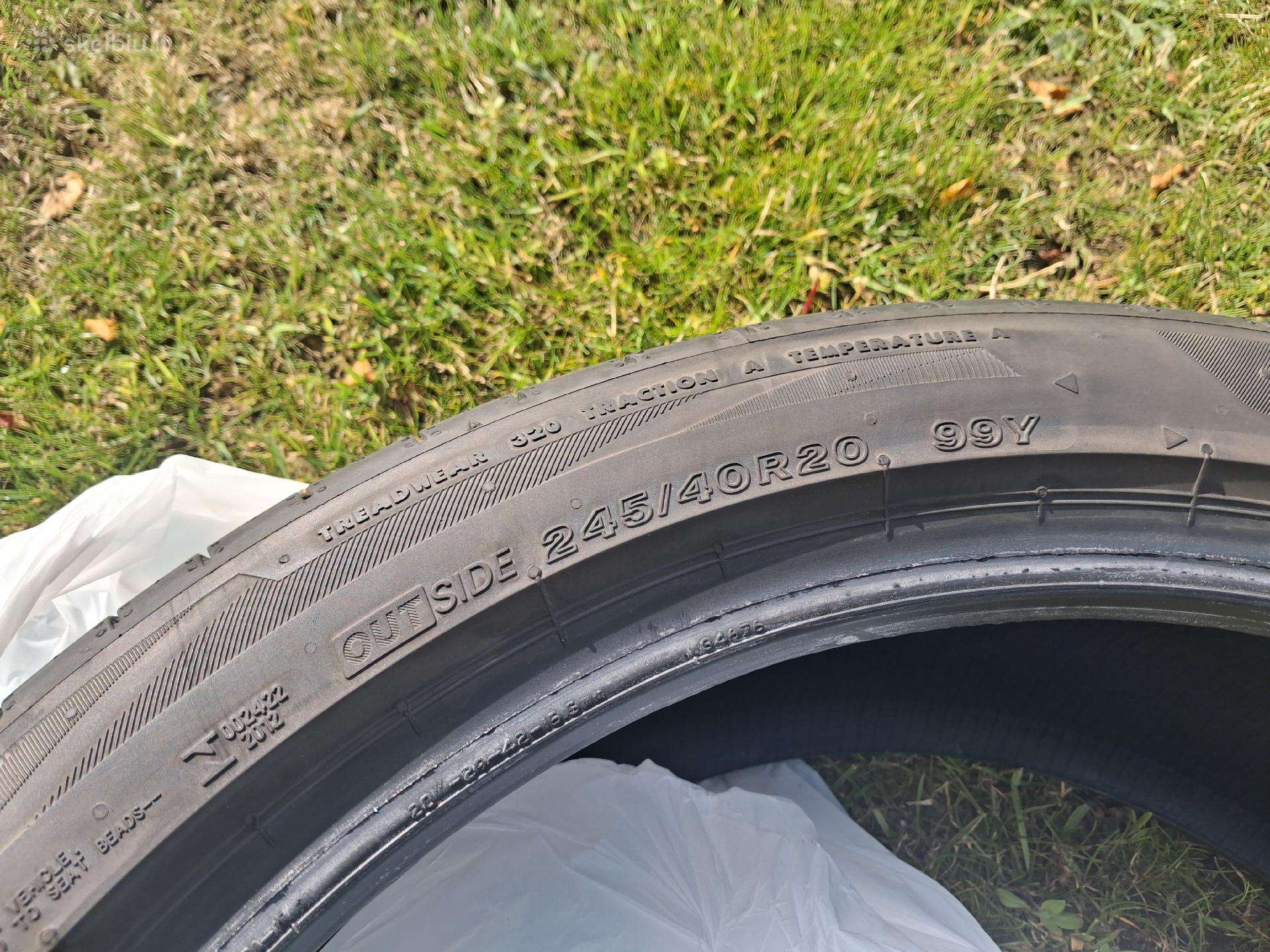 Bridgestone, summer 245/40 R20