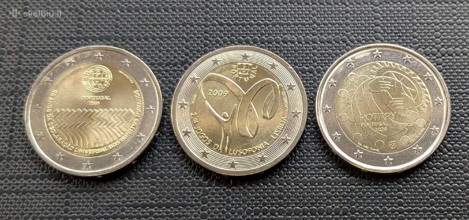 Portugalija 2 eur monetos