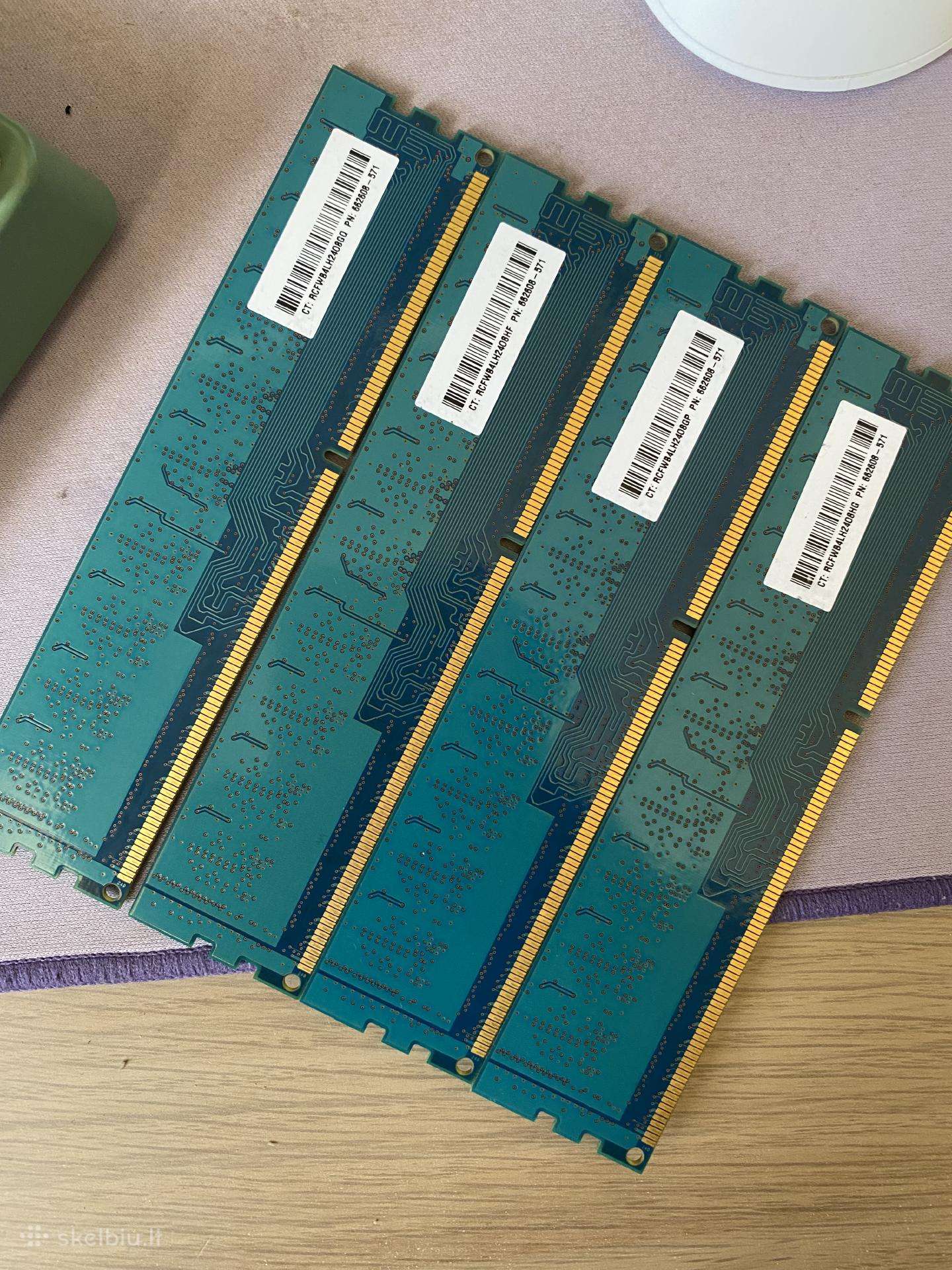 Ddr3 Ecc RAM komplektas 8gb (42gb)