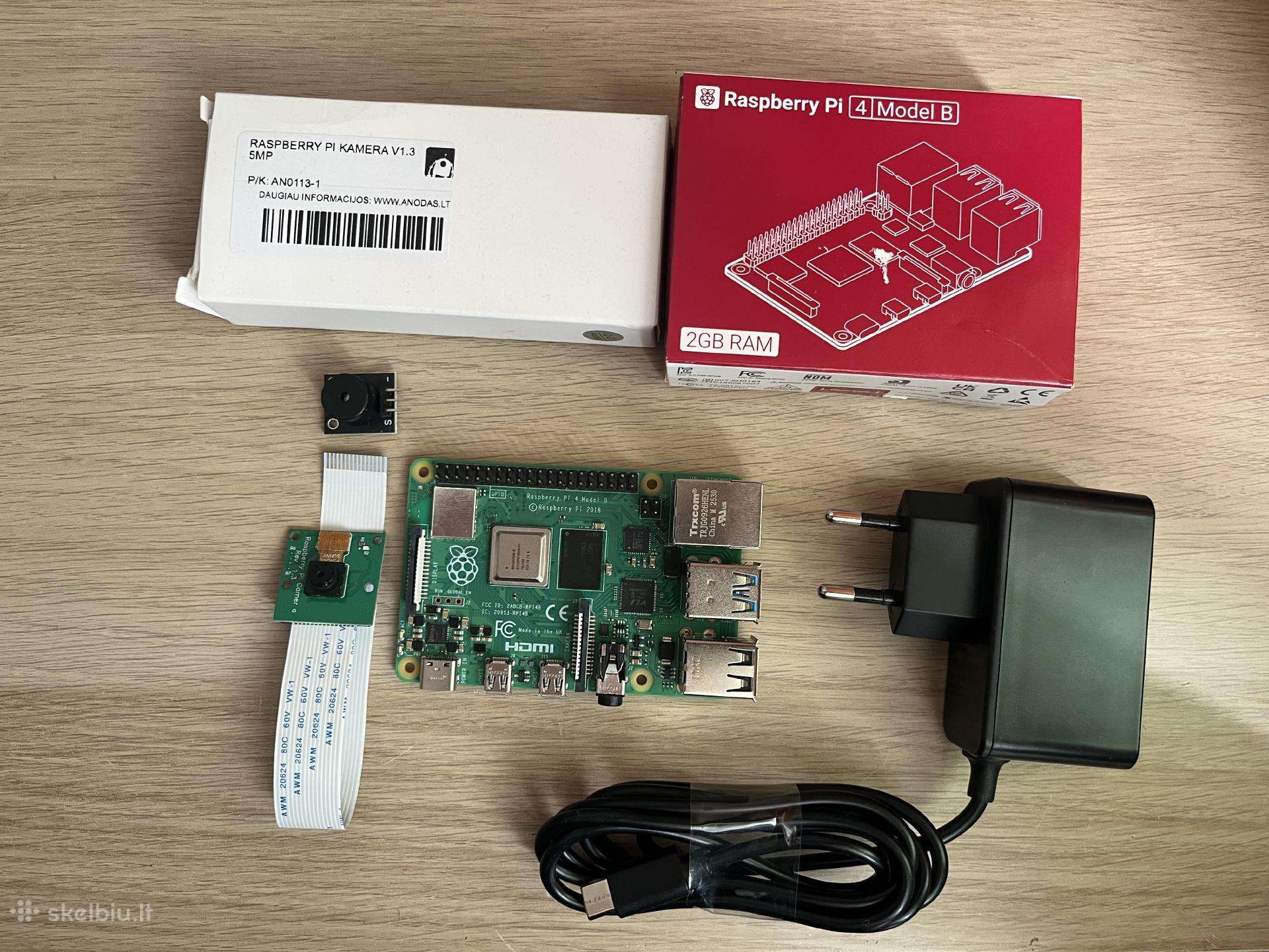 Raspberry Pi 4 2gb + Priedai