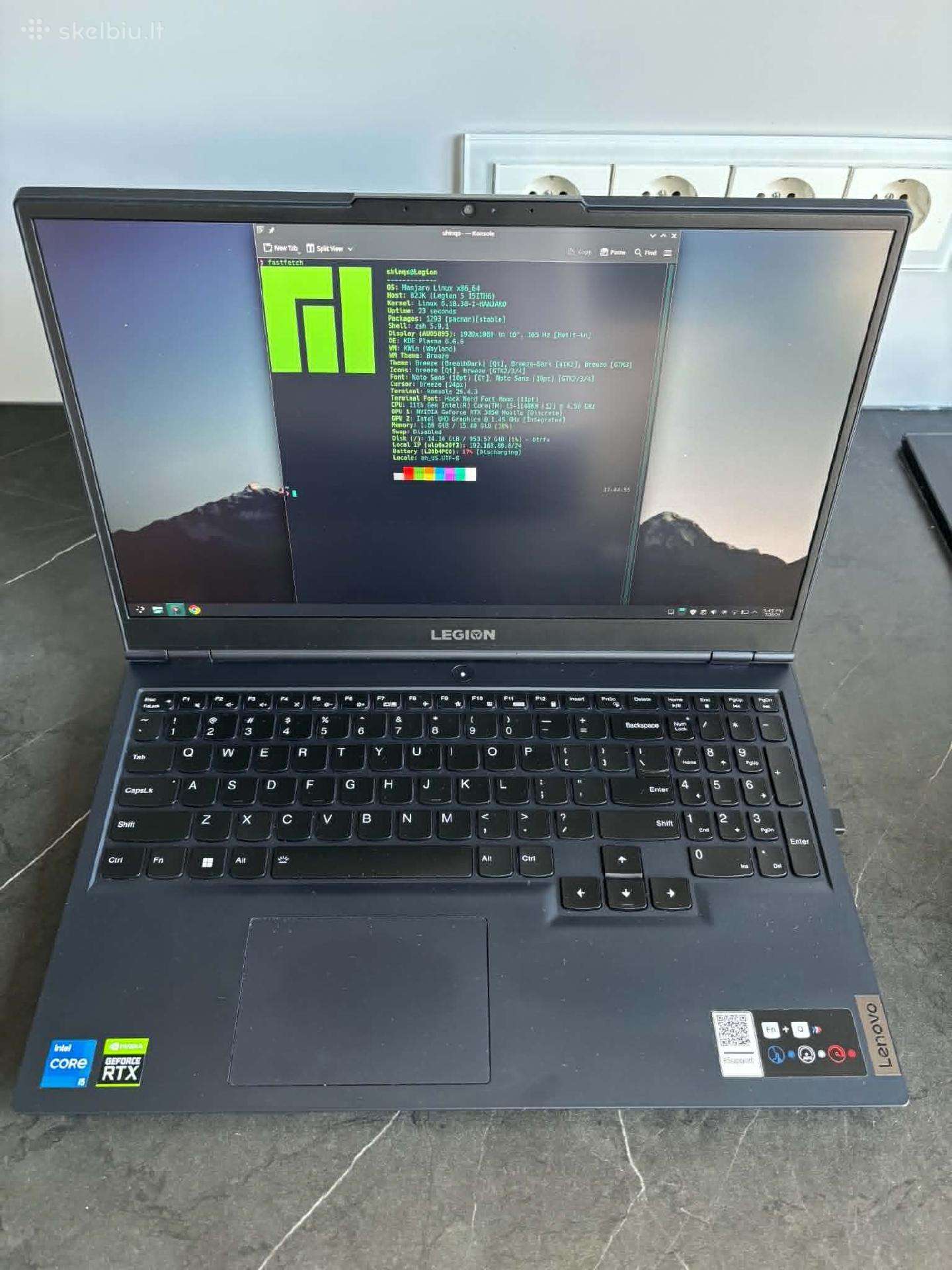 Lenovo Legion 15 (Rtx 3050)