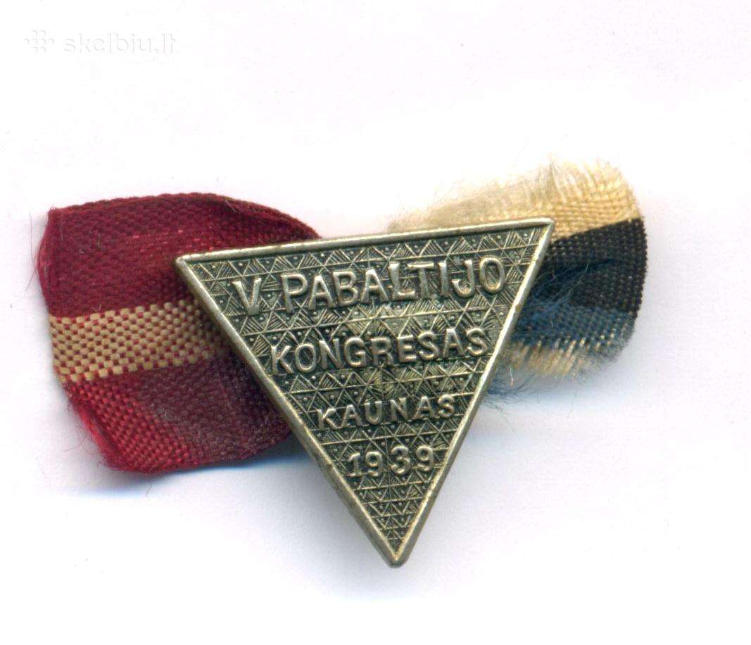 V Pabaltijo Kongresas Kaunas 1939