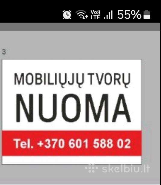 Statybinių, mobilių tvorų nuoma