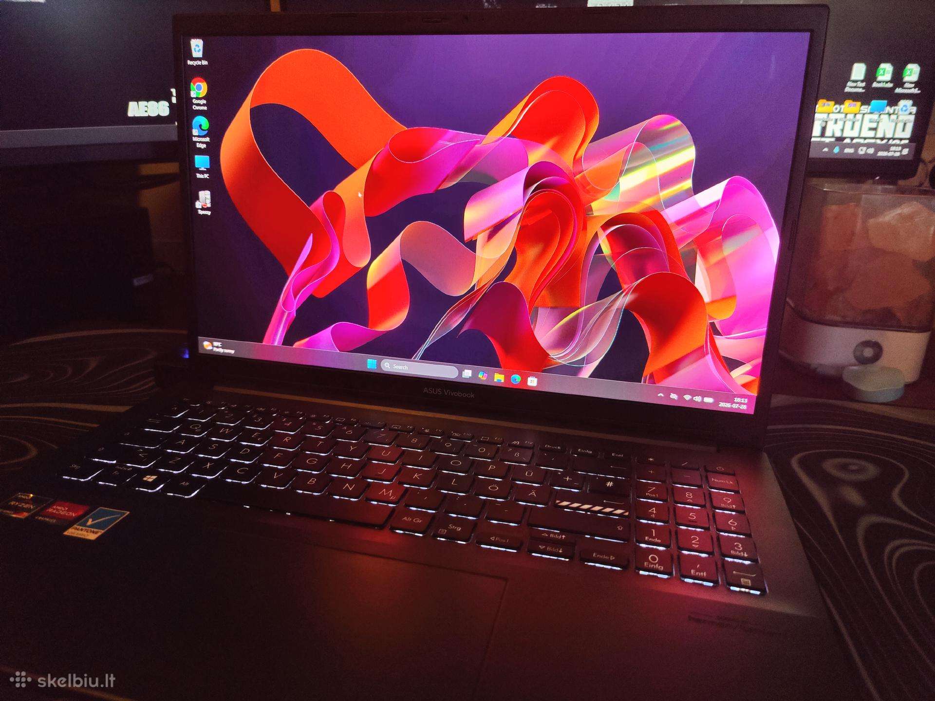 Parduodamas Asus M3500q, Ryzen 7 5800h, Oled