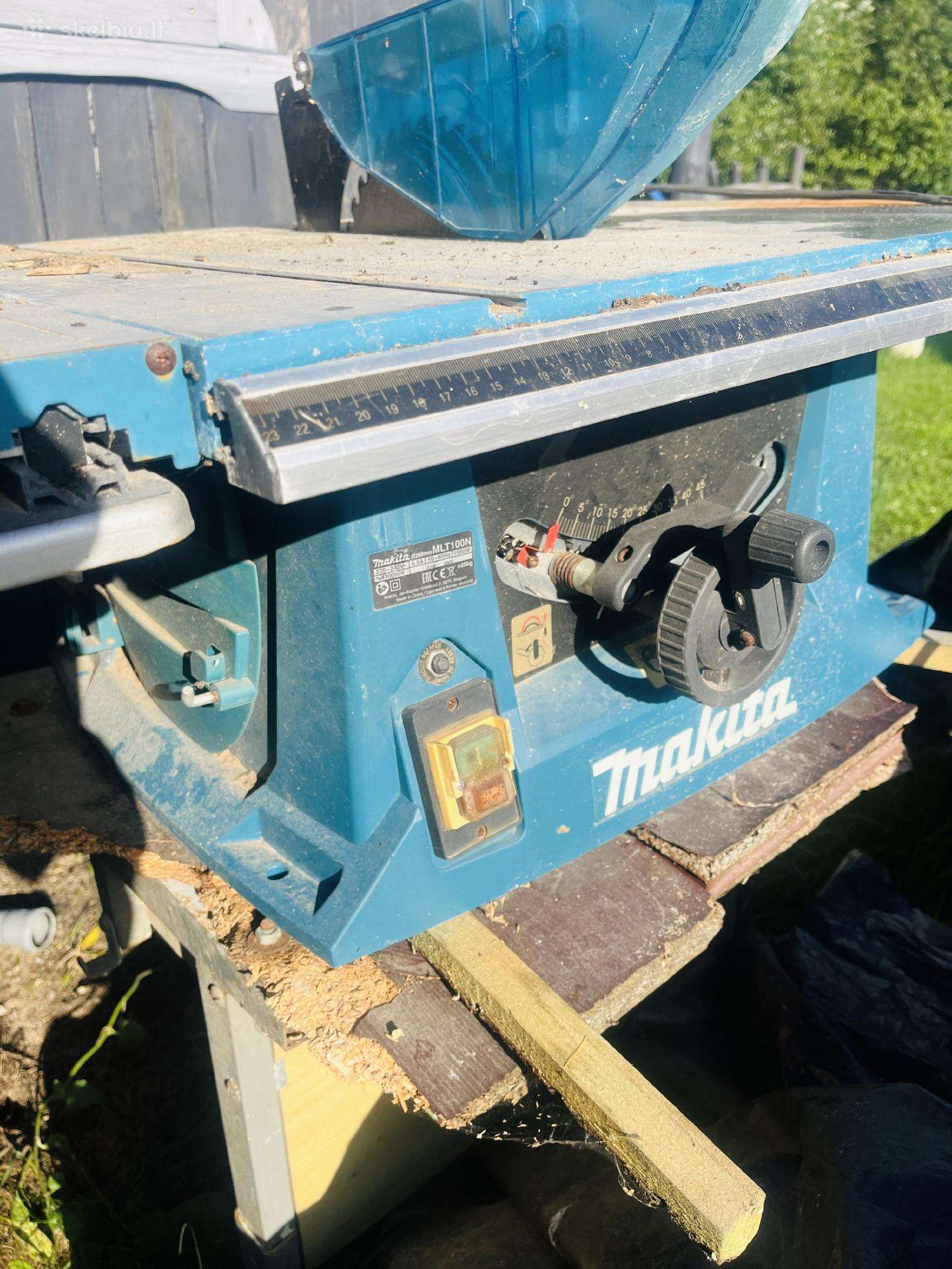 Išilginio pjovimo staklės makita mlt100n