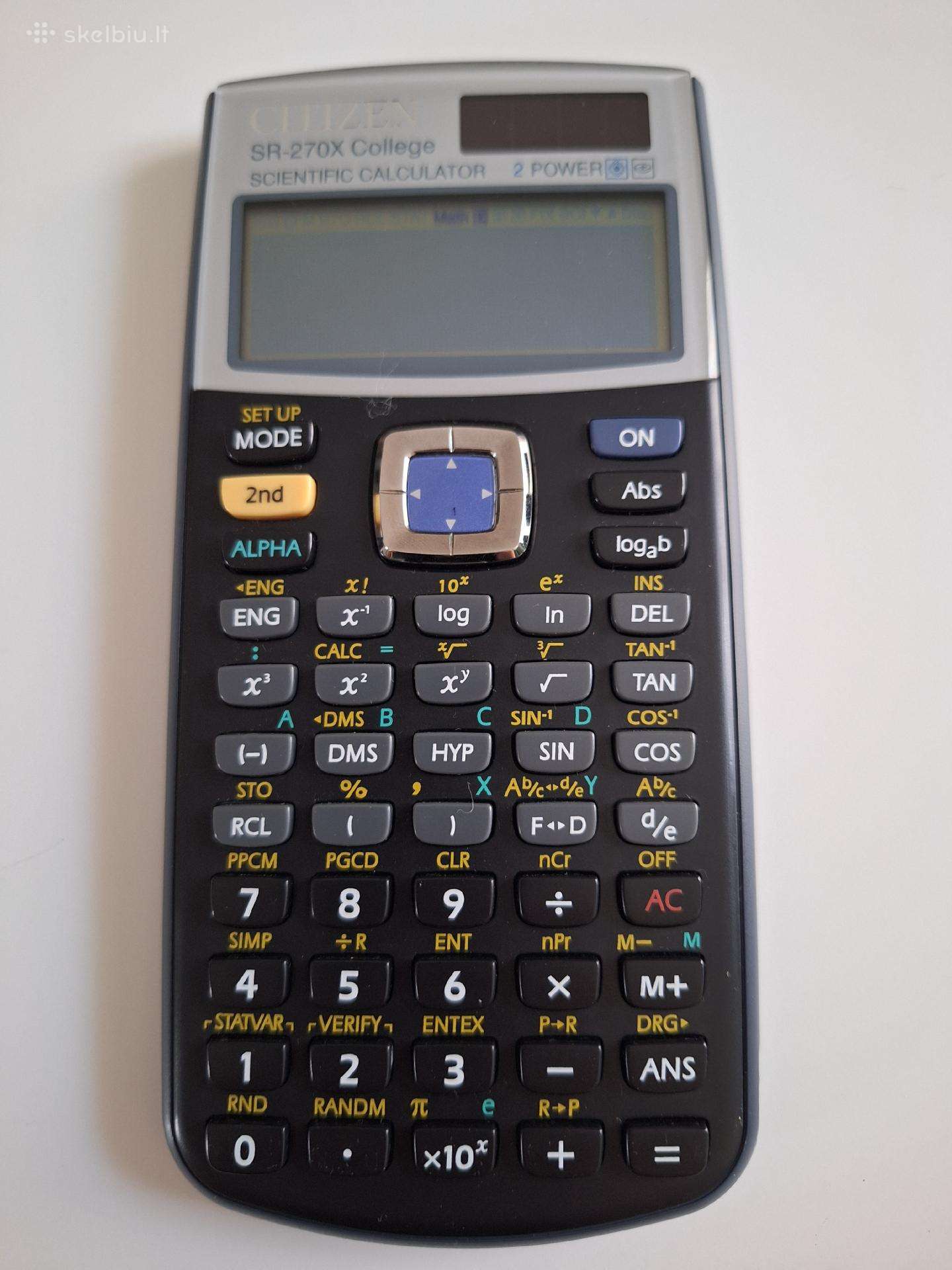 Mokslinis skaičiuotuvas Citizen Sr-270x College