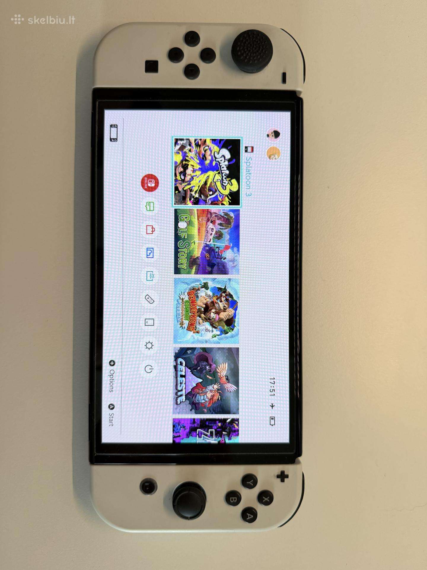 Atrištas Nintendo Switch Oled 256gb Sd