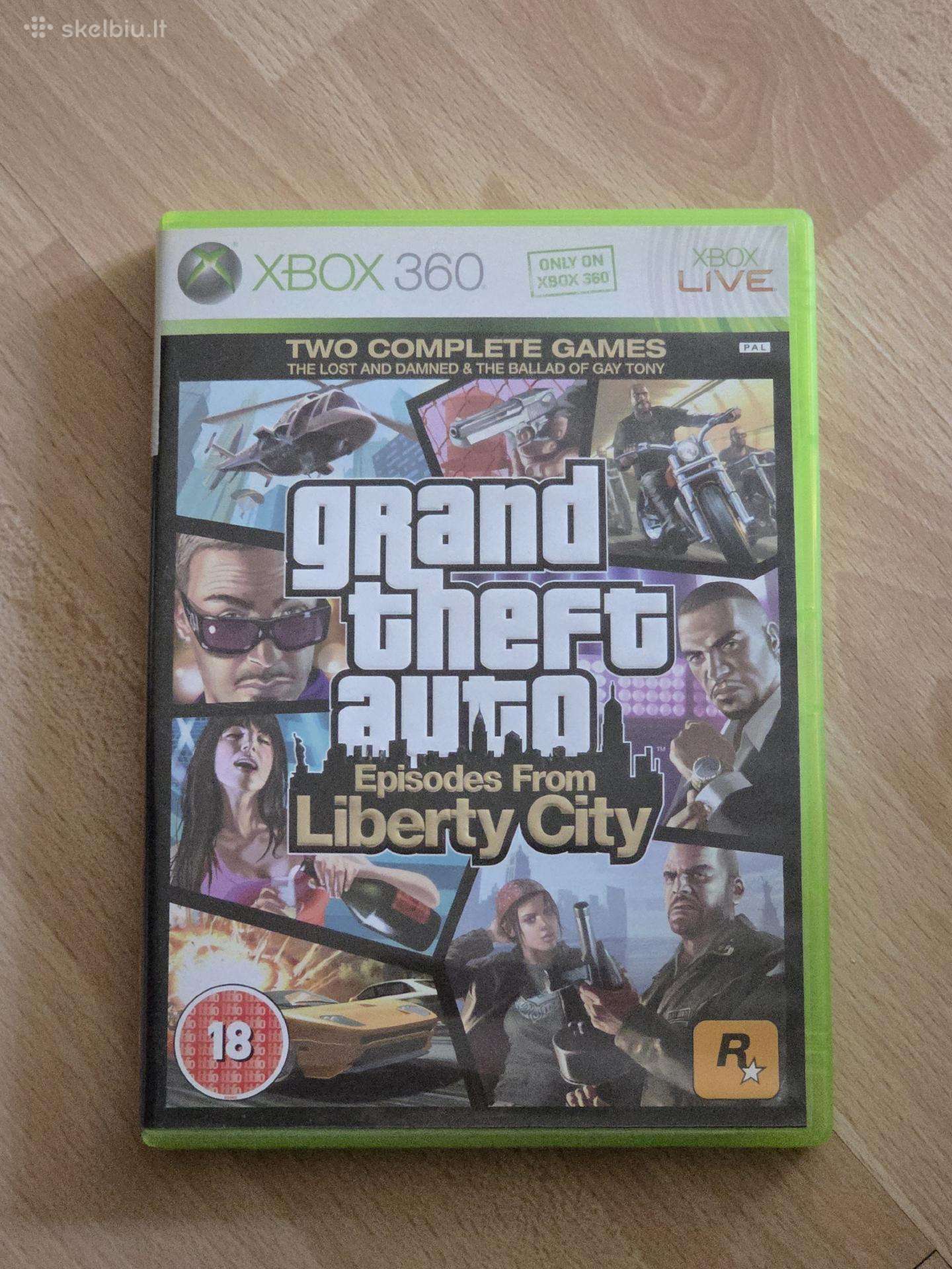 Xbox 360 Gta Liberty City su plakatu