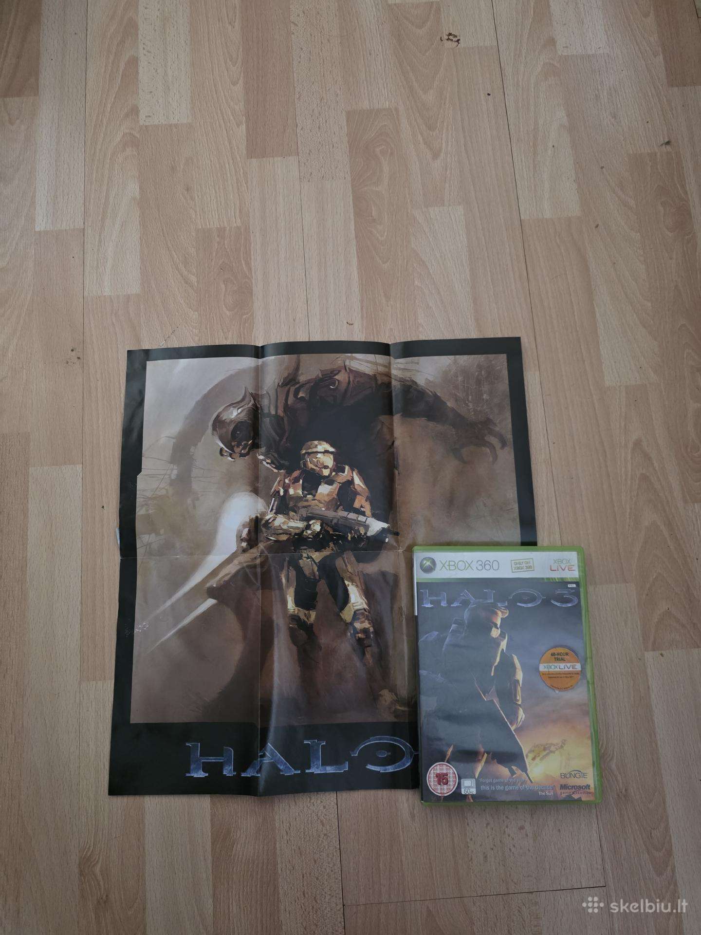 Halo 3 Xbox 360 su plakatu