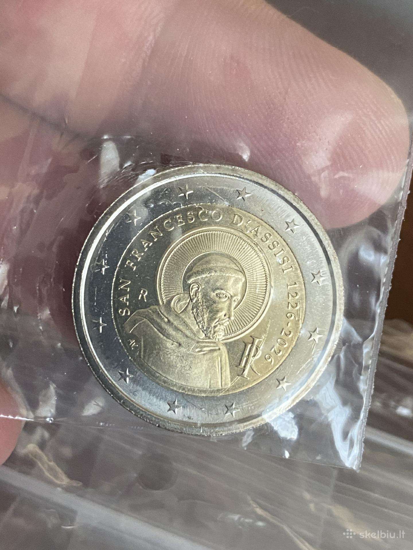 2€ "800-osios metinės – šventojo Pranciškaus Asyži