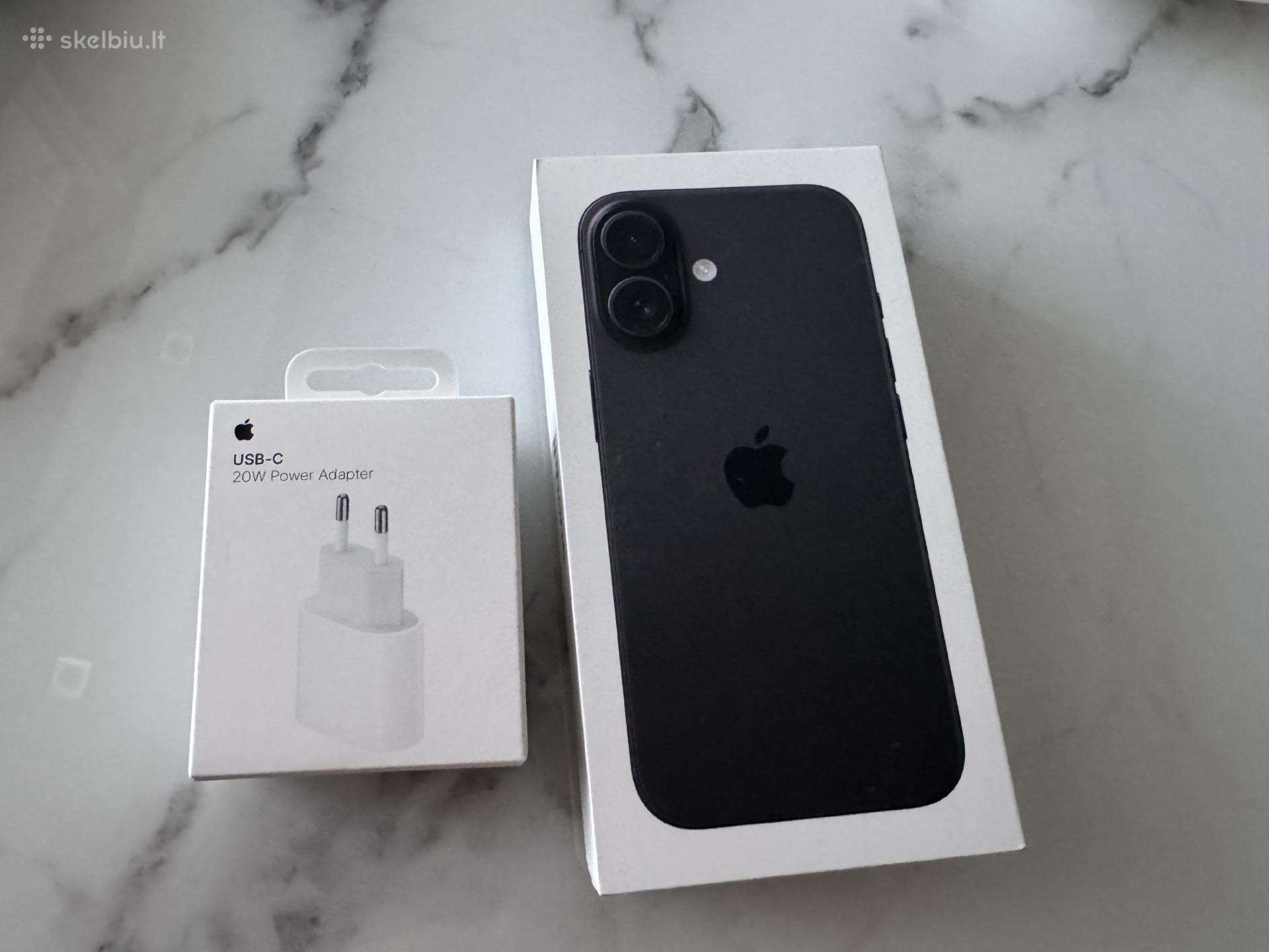 Naujas iPhone 16 128gb